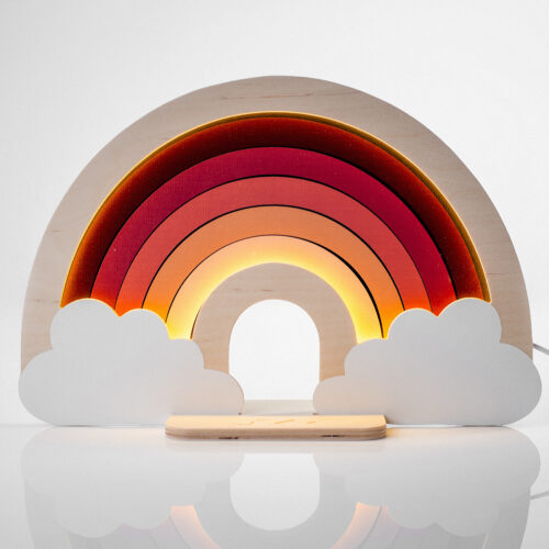 Lampa Tęcza terakota