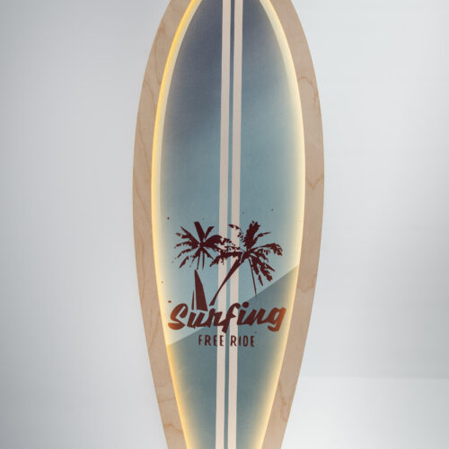 Lampa Deska Surfingowa błękitna