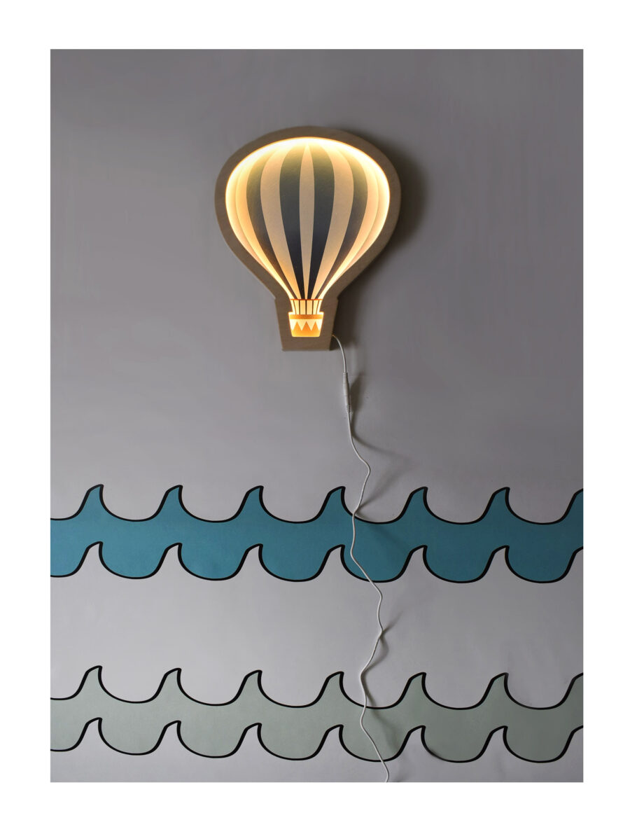 Lampa Balon Z Koszem - obrazek 2