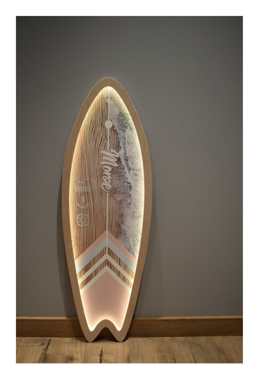 Lampa Deska Surfingowa Morze - obrazek 2