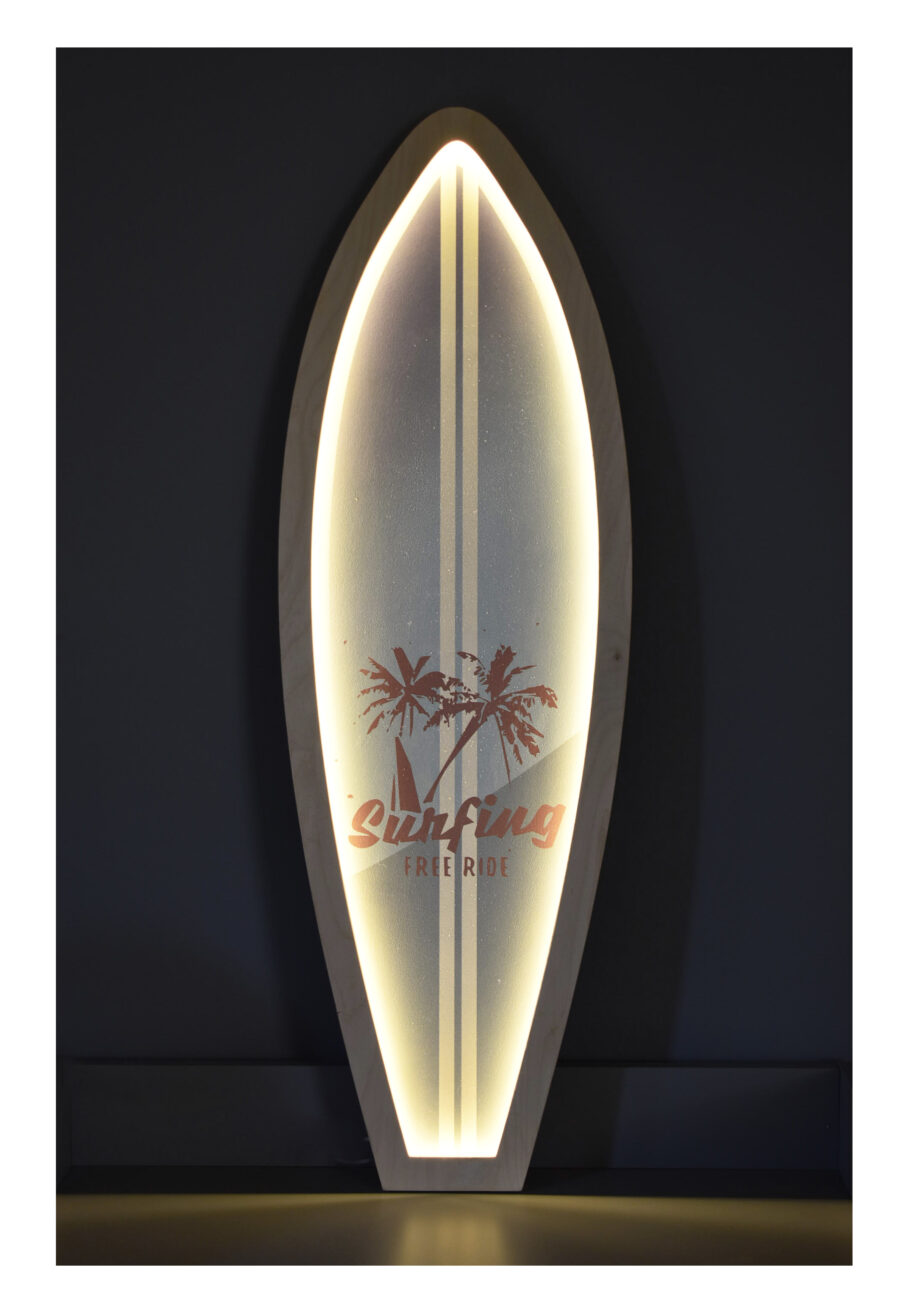 Lampa Deska Surfingowa błękitna - obrazek 2
