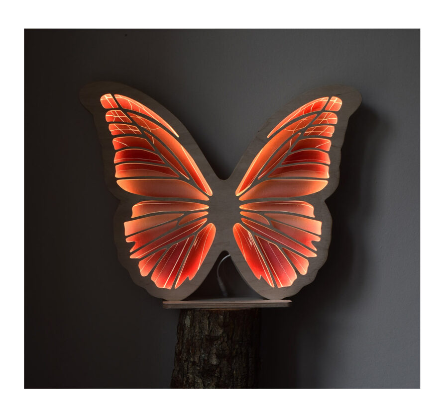 Lampa Motyl koralowy - obrazek 2