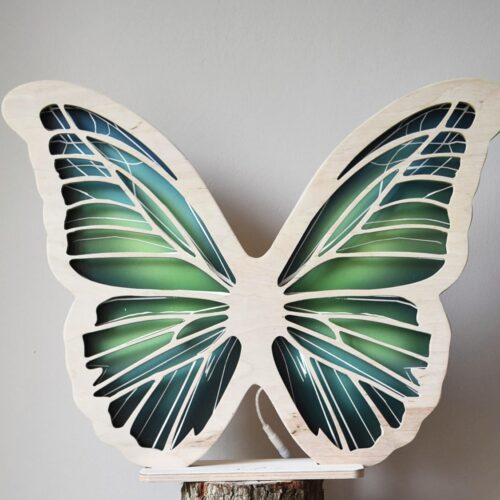 Lampa Motyl szmaragdowy